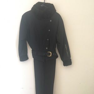 Vintage black Niks ski jumpsuit